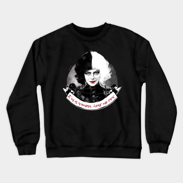 Cruella 2021 Crewneck Sweatshirt by Otracreativa